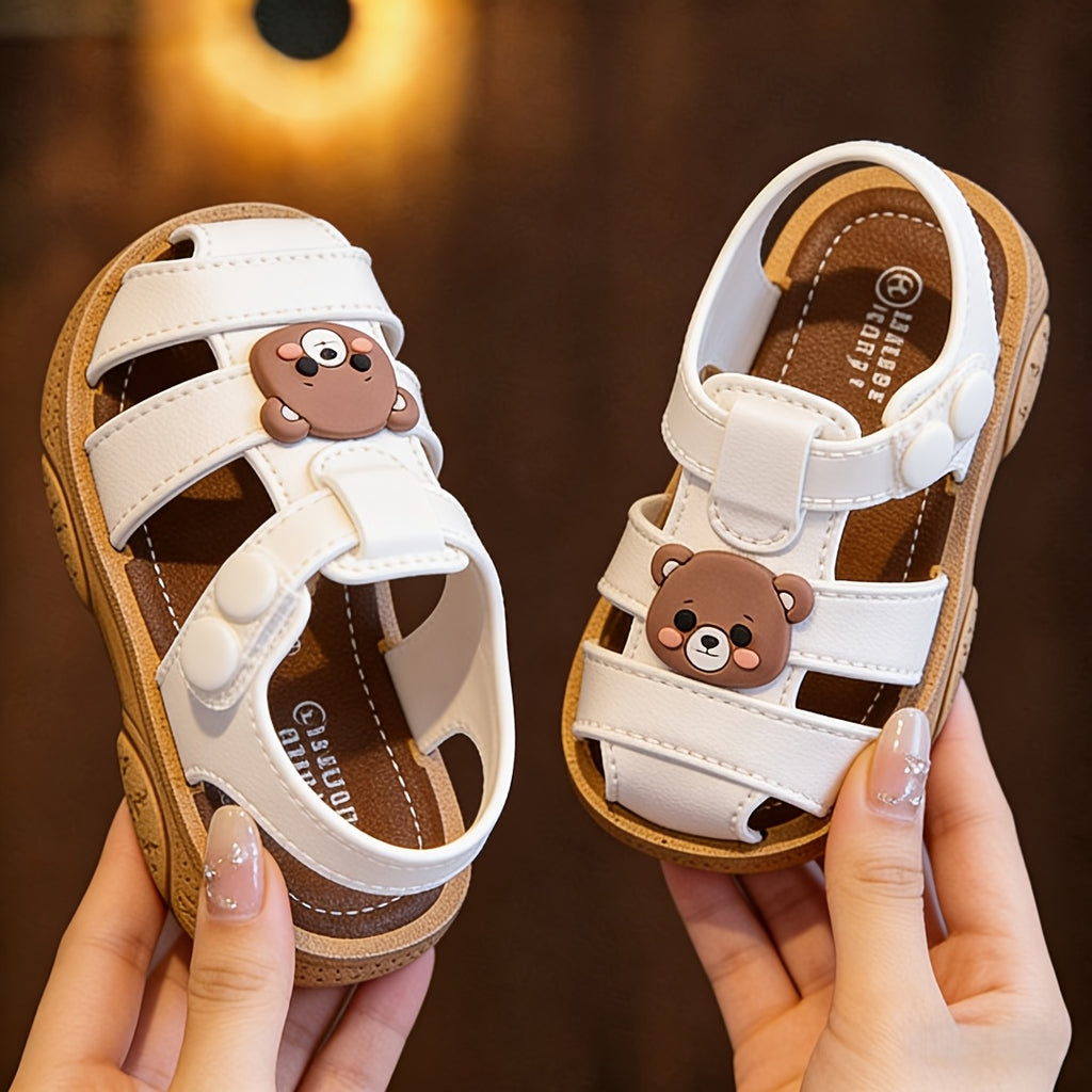 Children's Sandals, Summer Closed-Toe Toddler Shoes, Baby Soft-Soled Cute Cartoon Beach Sandals, Boys' Sandals