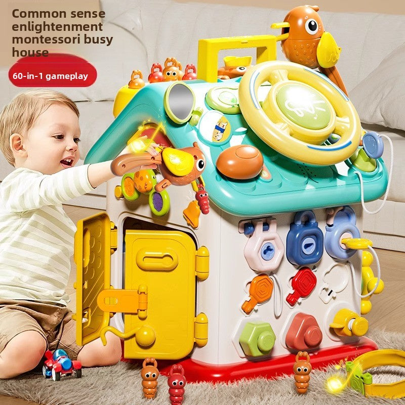 Casă Educativă Montessori pentru Bebeluși - Jucărie Interactivă