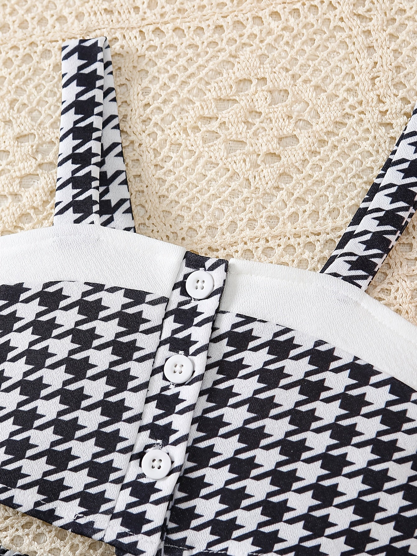 2pcs Set: Knitted Plaid Contrast-color Cardigan and Knitted Mini Skirt Set. for Daily Wear, Young Girls' Winter Outfits