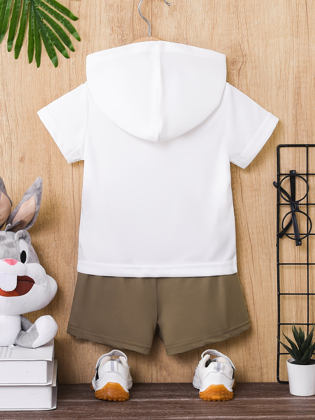 2pcs WB Boys' Newborn Summer & Spring Outfits - Matching T-Shirts & Shorts, Casual Short Sleeve Baby Clothes Suitable for Newborn Boys, Travel & Outdoor Wear, Spring Summer (Hand Washable), Perfect for Outdoor