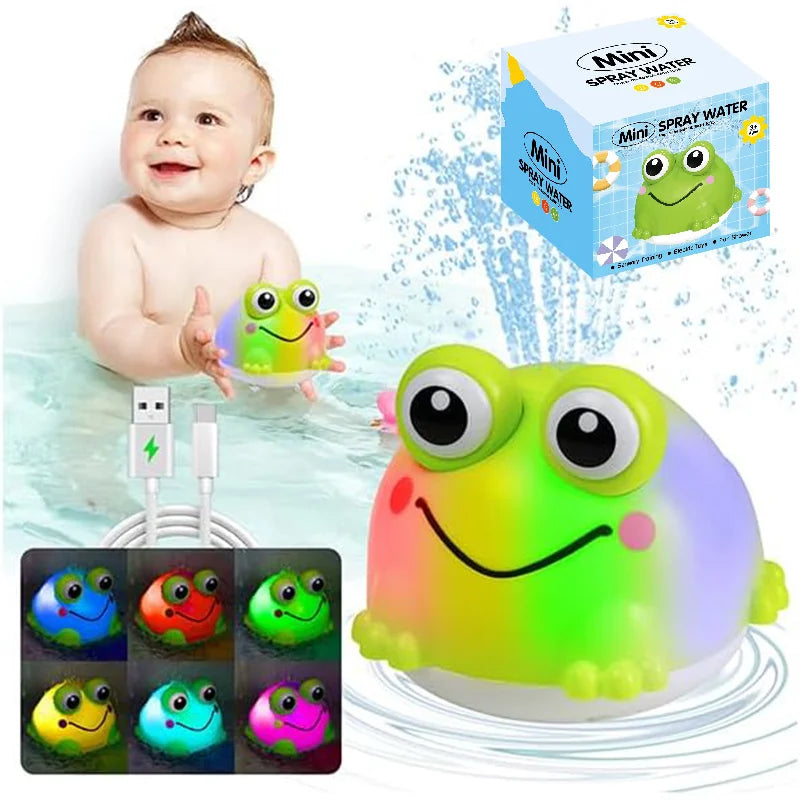 Juguete de Baño Ballena con Luces LED y Rociador para Niños de 1 a 3 Años – Regalo Ideal