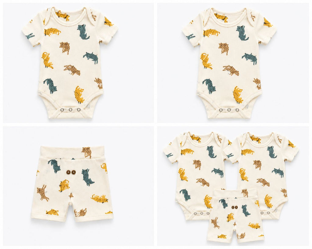 Set 2 Body + Pantaloni Scurți Unisex Sinsay