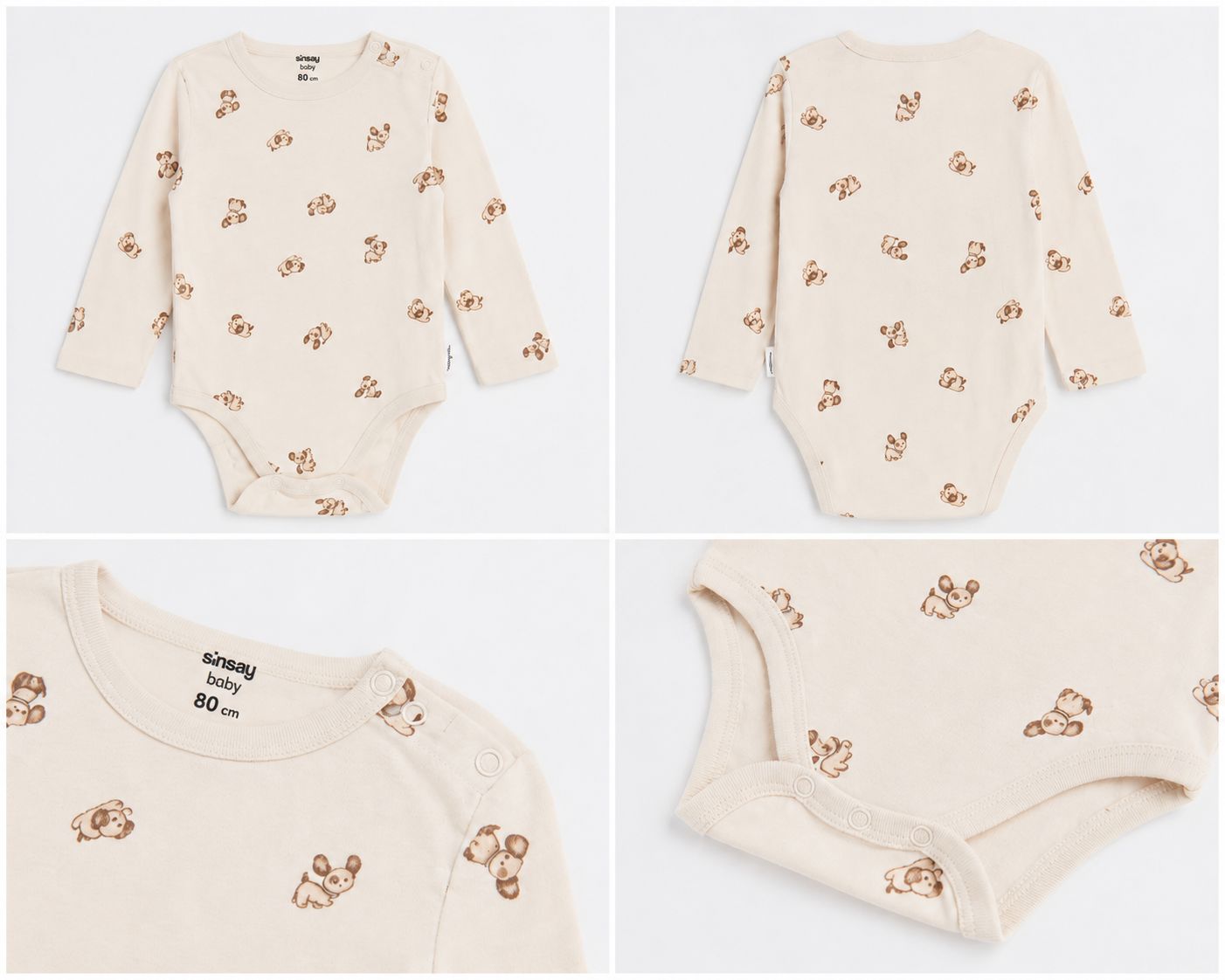 Set 2 Body-uri Unisex Bebeluși Sinsay