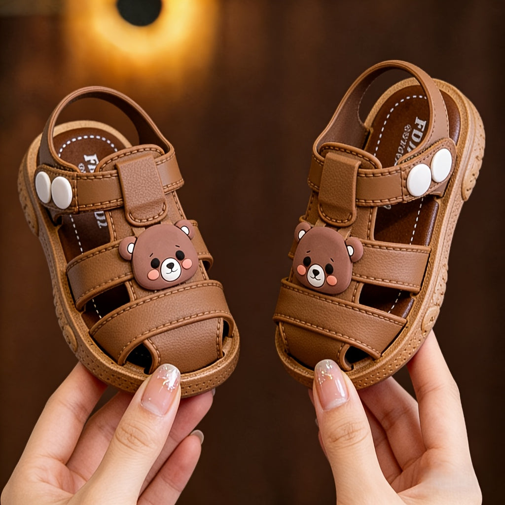 Children's Sandals, Summer Closed-Toe Toddler Shoes, Baby Soft-Soled Cute Cartoon Beach Sandals, Boys' Sandals
