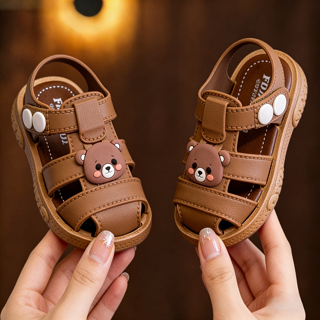 Children's Sandals, Summer Closed-Toe Toddler Shoes, Baby Soft-Soled Cute Cartoon Beach Sandals, Boys' Sandals