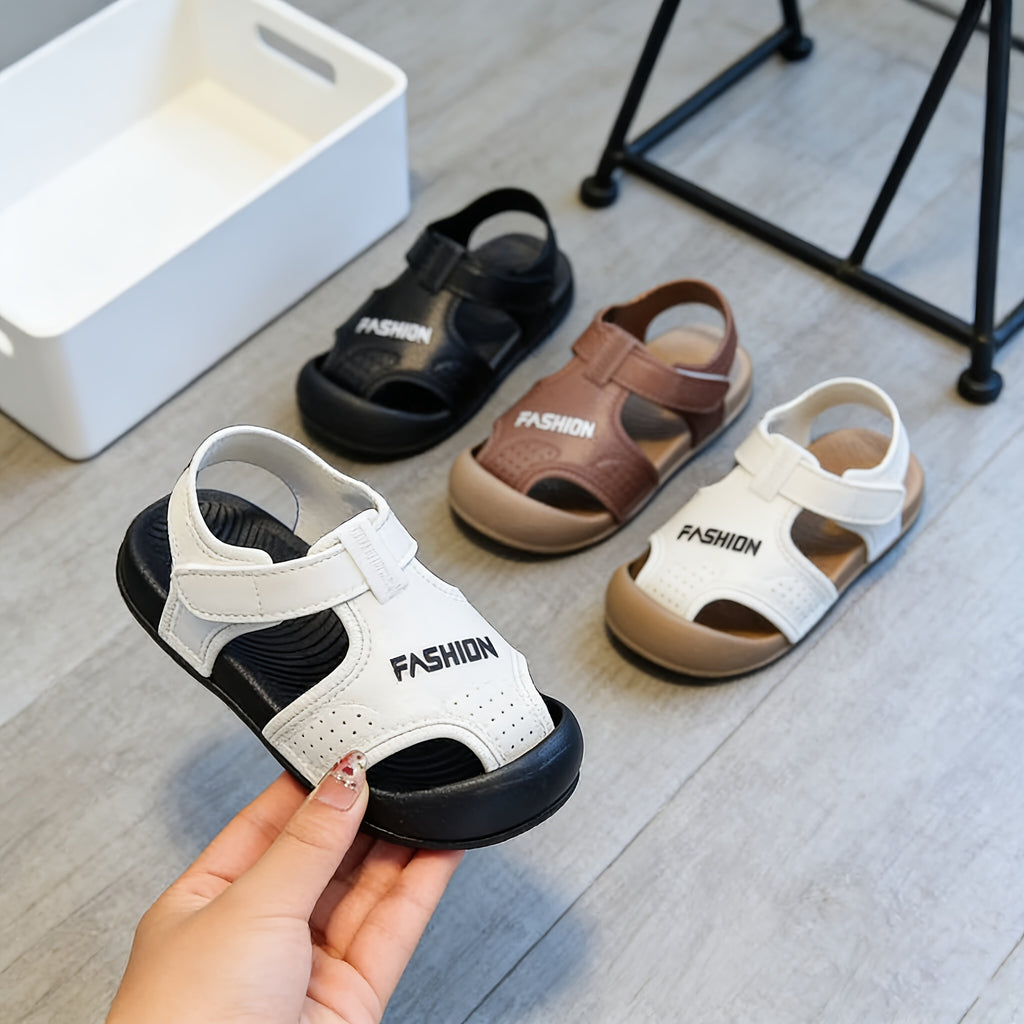 Children's Closed-Toe Sandals, New Summer Style for Boys and Girls, Fashionable Soft-Soled Anti-Slip School-Style Versatile Casual Shoes, 2026 New Arrival