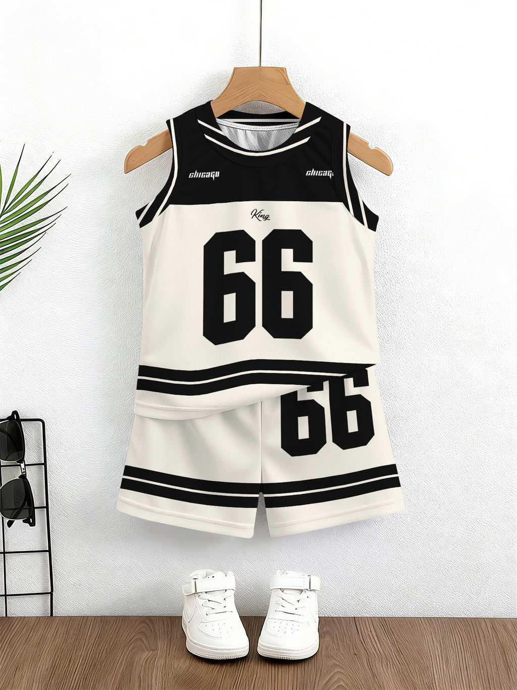 2pcs Set of Boys' Fashion Vests: Breathable Casual Top+ Shorts for Summer Children's Wear., Perfect for Outdoor